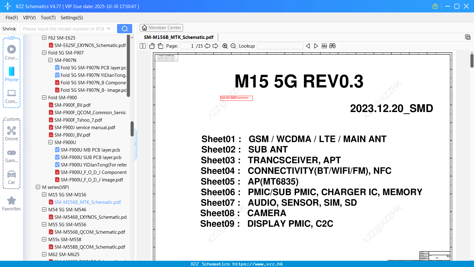 Samsung SM-M156B_MTK_Schematic